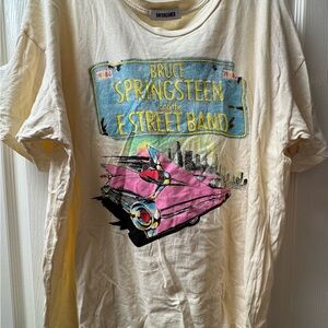Daydreamer Bruce Springsteen Graphic concert tee-cream